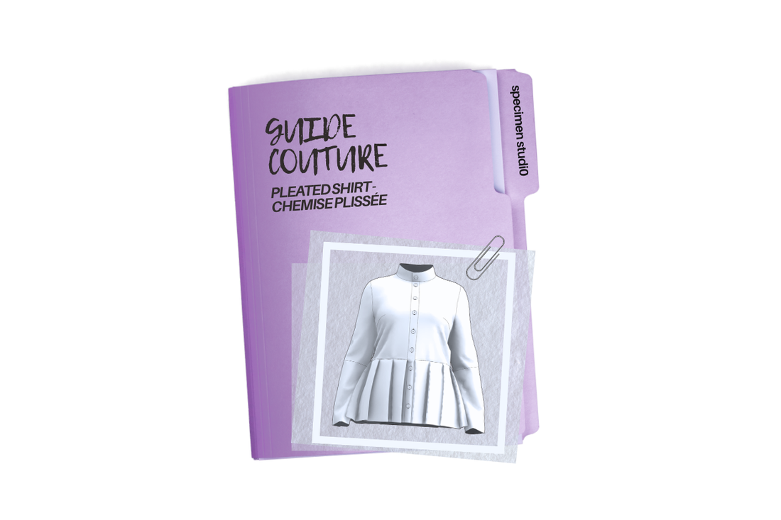 GUIDE COUTURE - LA CHEMISE PLISSée