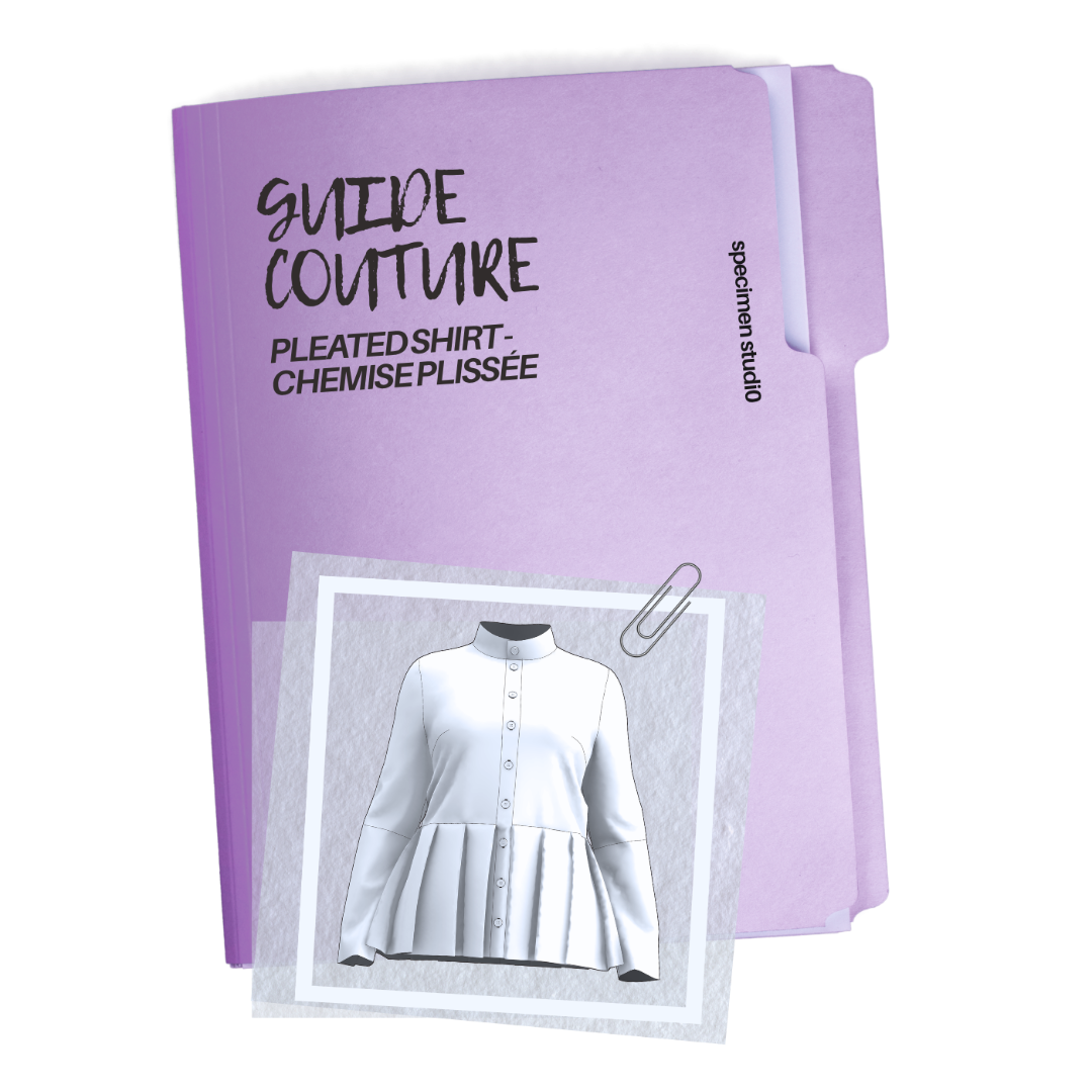 Pleated Shirt - PDF Sewing Pattern - Sizes US 2 (EU 34) - US 18 (EU 46)