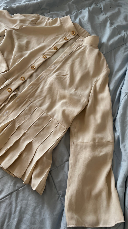 Chemise plissée - Patron de couture PDF - taille XS (34) - XXXL (46)