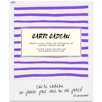 Specimen studi0 Gift Card