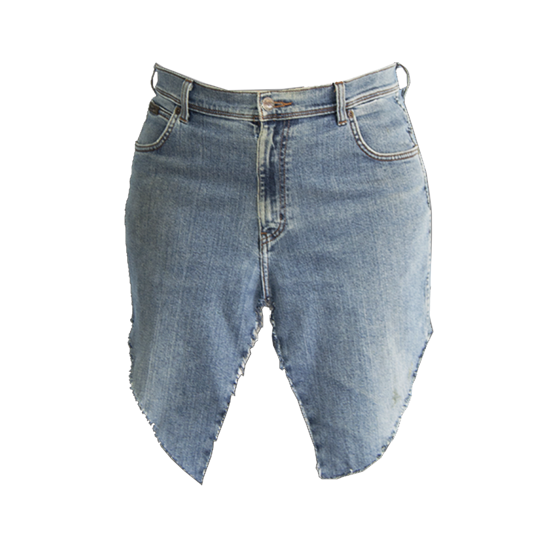 Short denim skirt - the upcycled Dolly