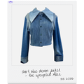 Short blue denim jacket - Alice upcycled