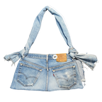 Sac à main en denim avec une poche - L'upcyclée Britney 2.0